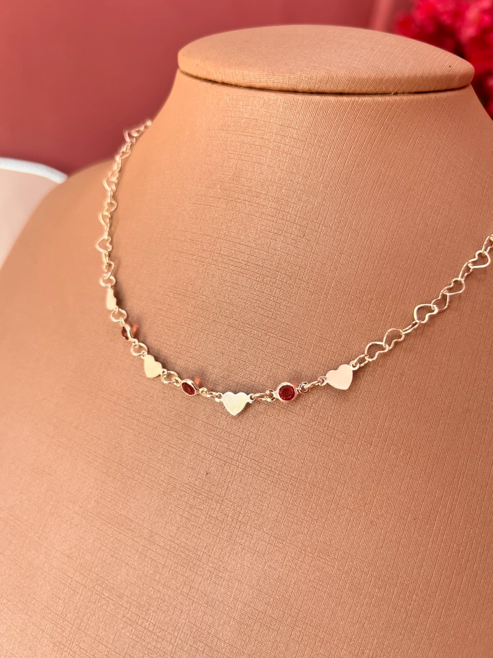 Choker Amor eterno Rosa  - 2