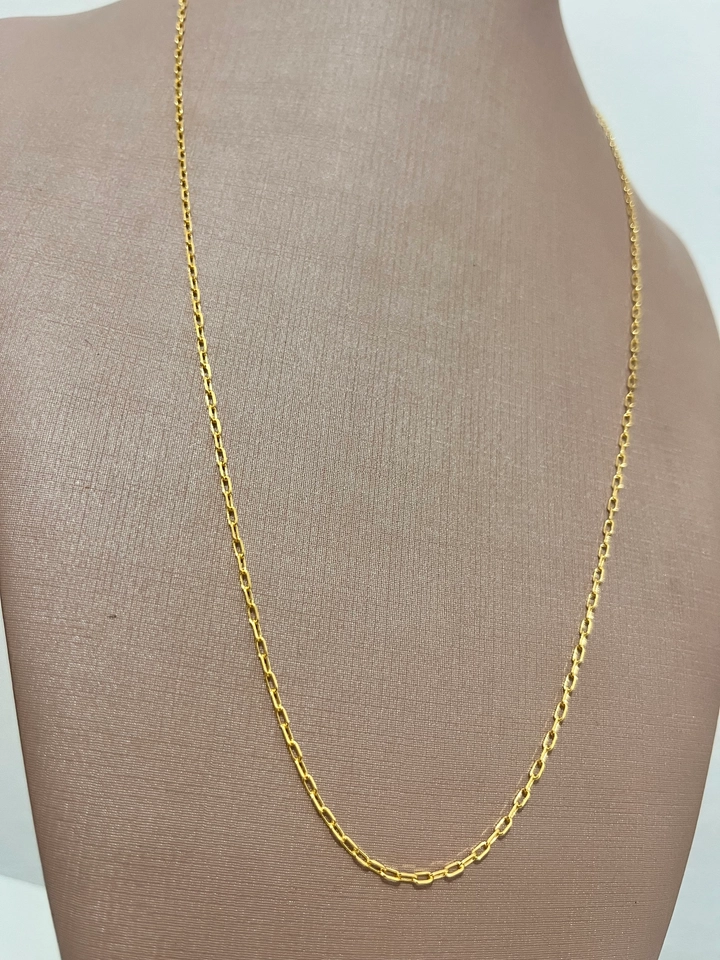 Cordão masculino Cartier mini Dourado - 2