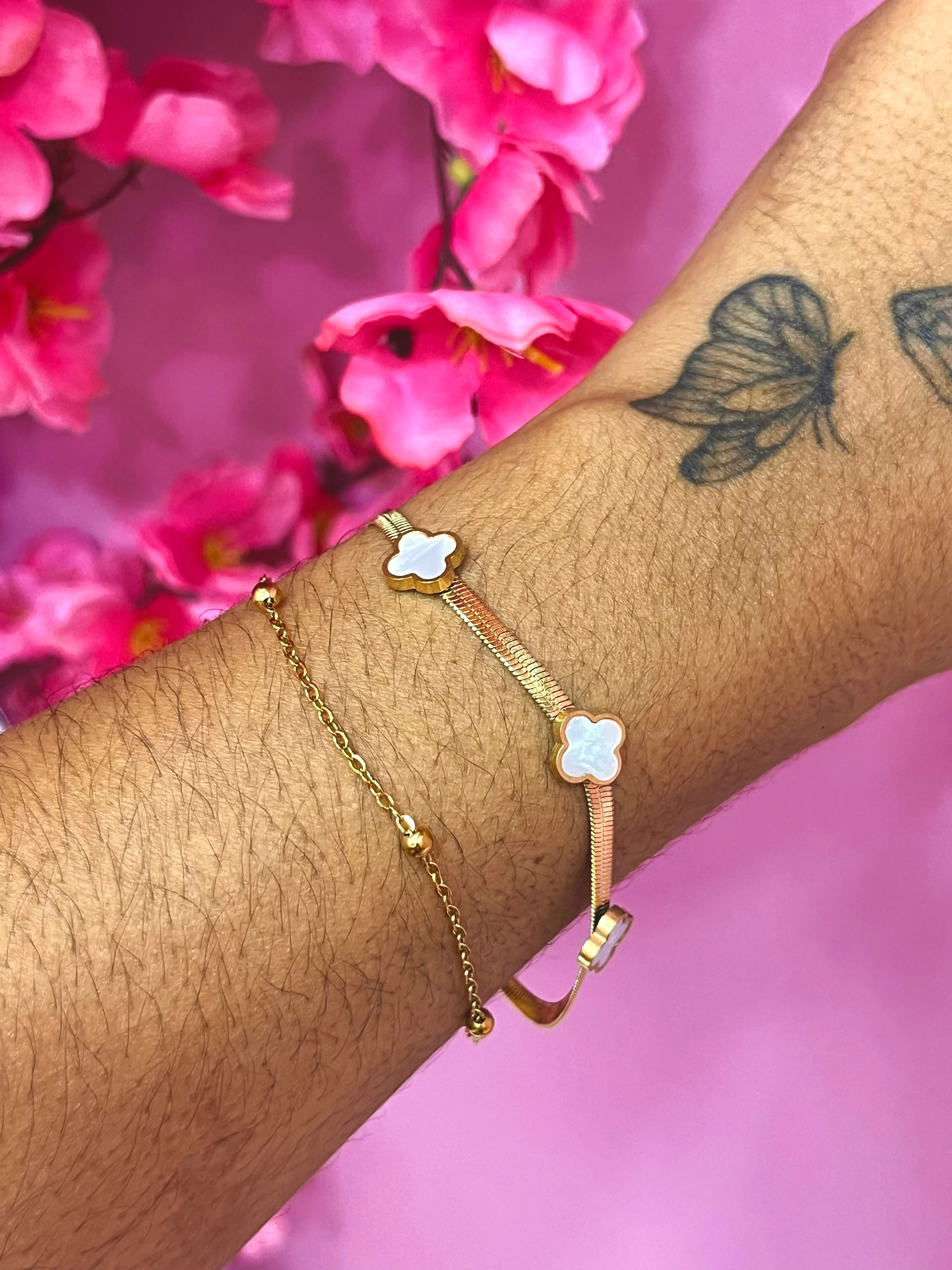 Pulseira dupla versátil Aço - 1
