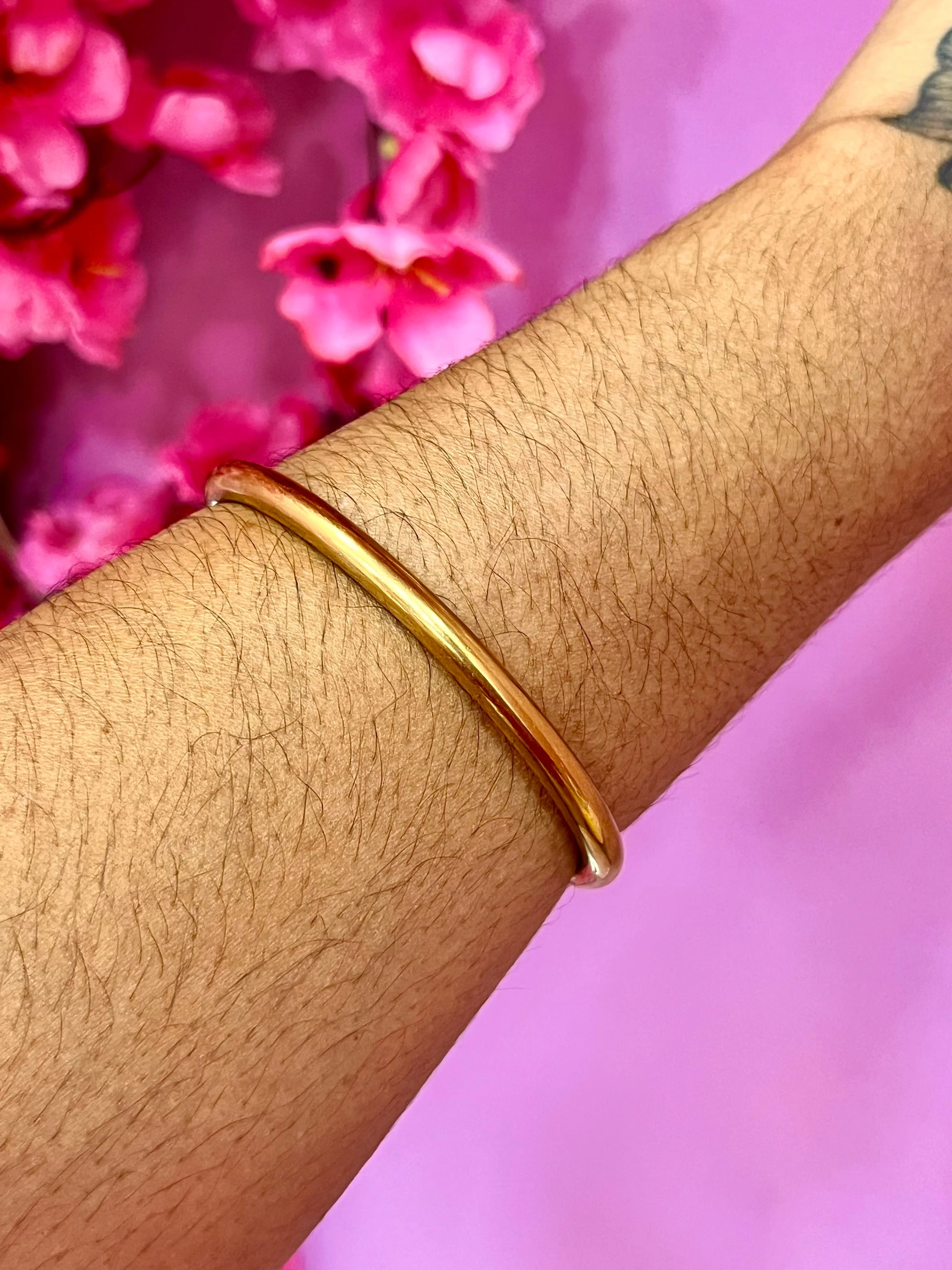 Bracelete liso Aço - 1
