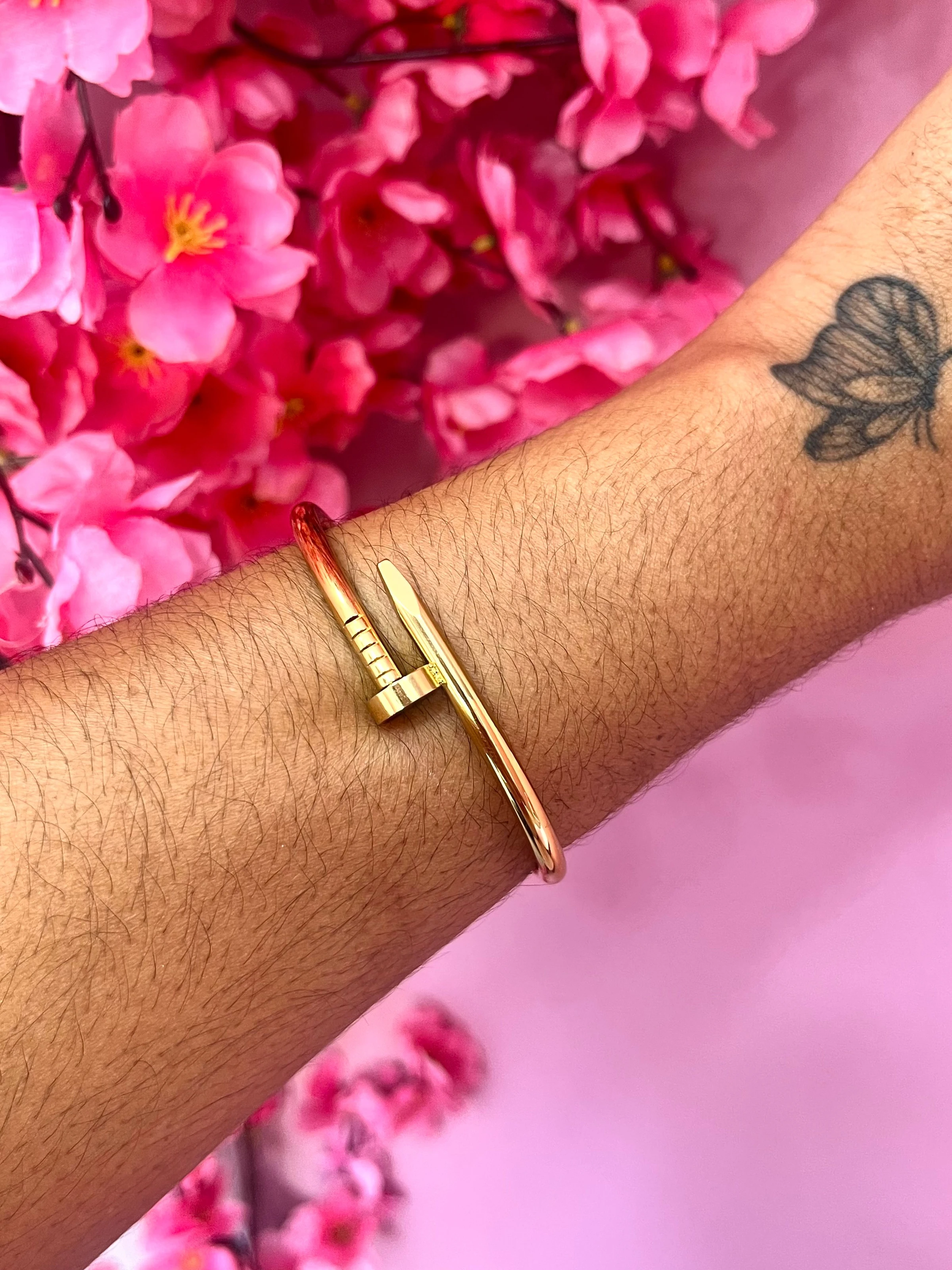 Bracelete Prego Aço - 1