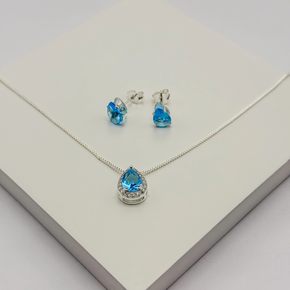 4085 - Conjunto gota azul