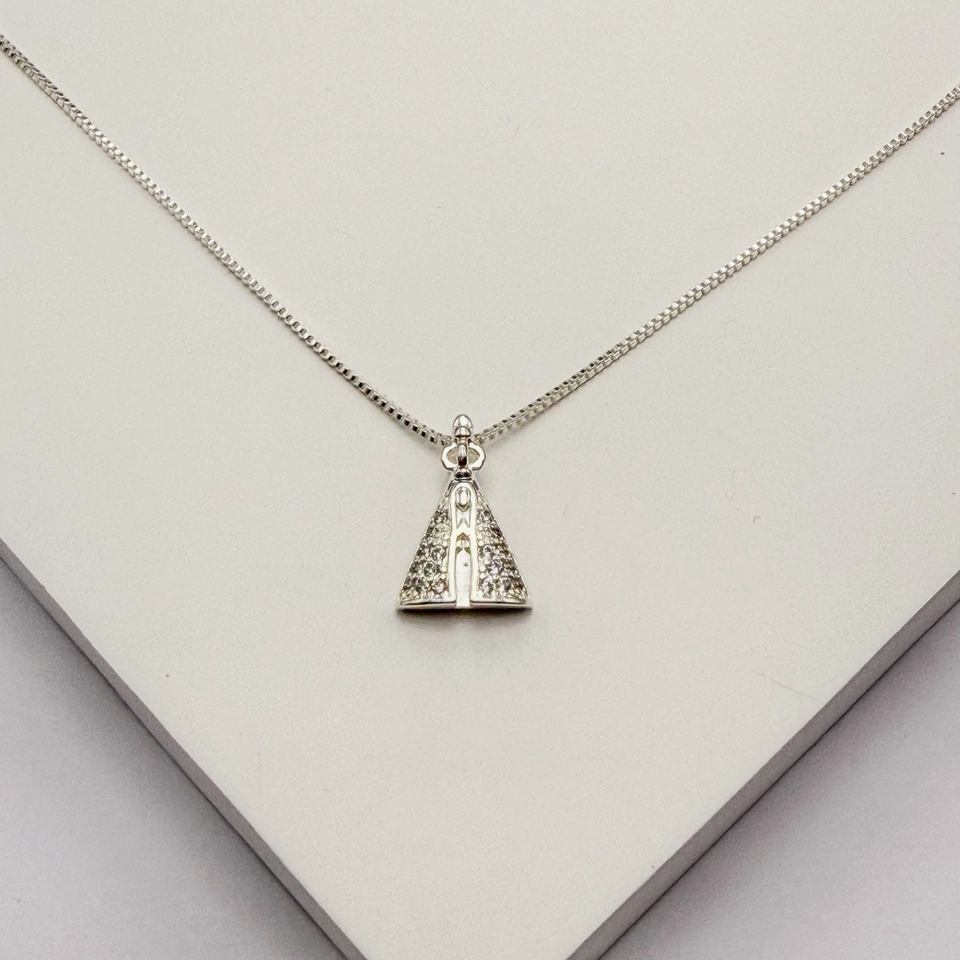 3377 - Colar Nossa Senhora Aparecida cravejada - 2