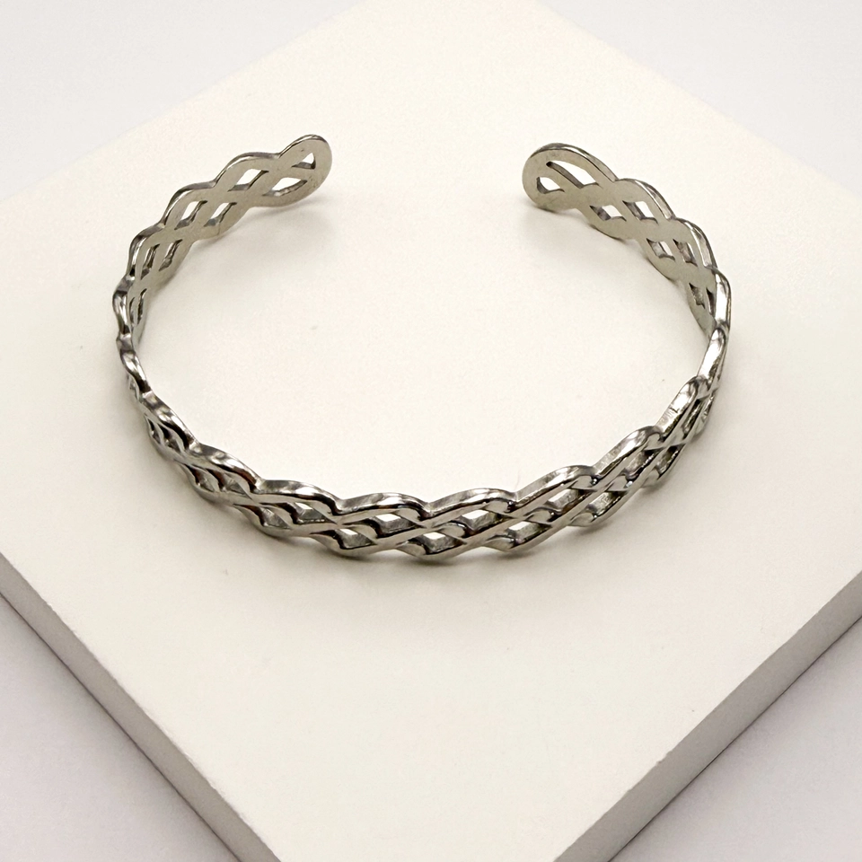 00005 - Bracelete elos entrelaçados  - 2