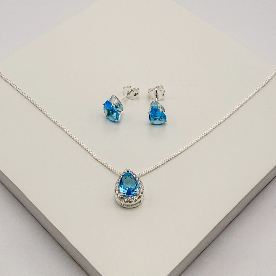 4085 - Conjunto gota azul - 2