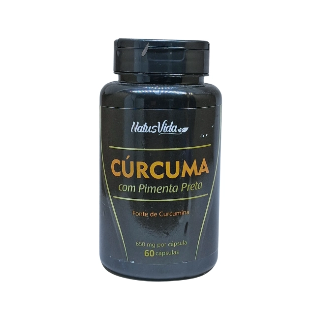 CÚRCUMA COM PIMENTA PRETA - 60 CAPS 