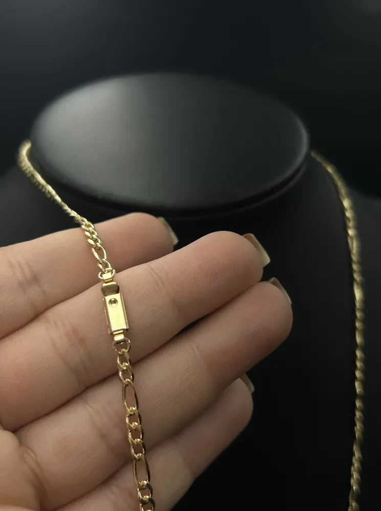 Corrente 3x1 - 3MM Banhado a ouro 18k - 1