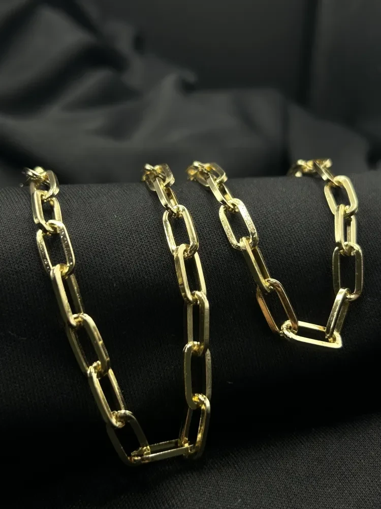 Corrente Cartier Alongada - 6MM banhado a ouro 18k - 2