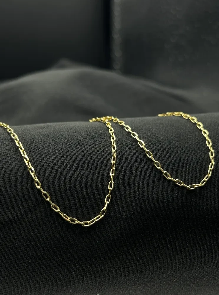 Corrente Cartier Long - 2MM banhada a ouro 18k - 2
