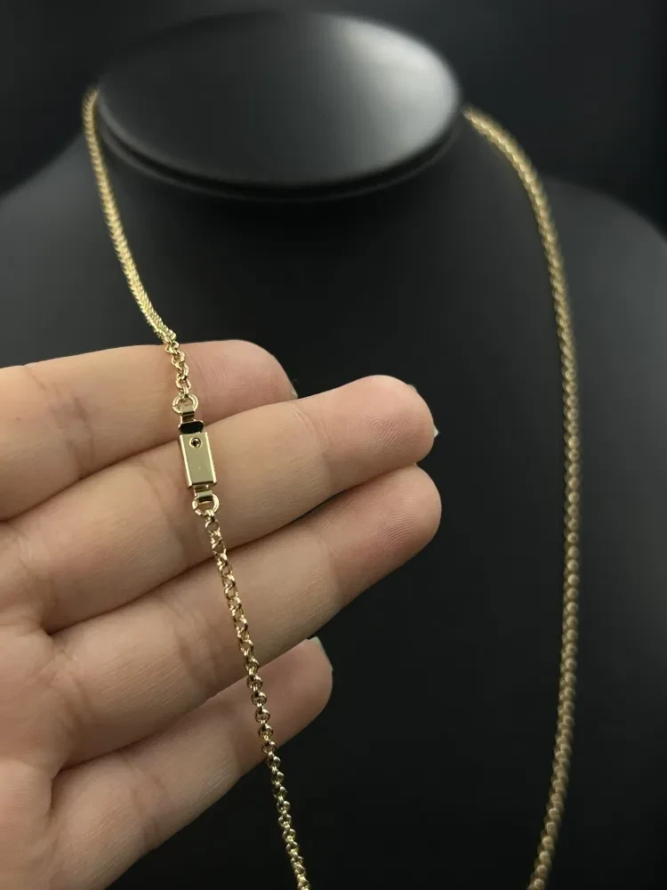 Corrente Elo Português - 2MM banhado a ouro 18k - 1
