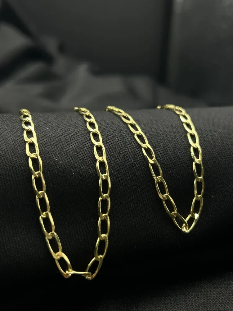 Corrente Italiana - 3MM banhado a ouro 18k - 2