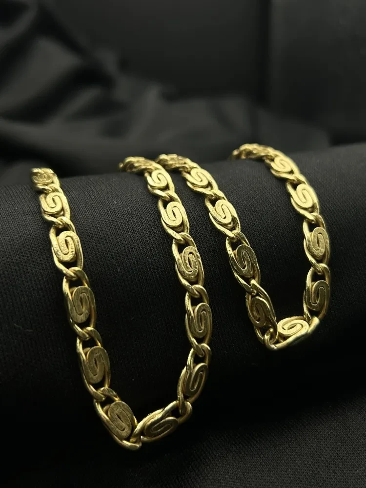 Corrente Oitinho - 5MM banhado a ouro 18k - 2