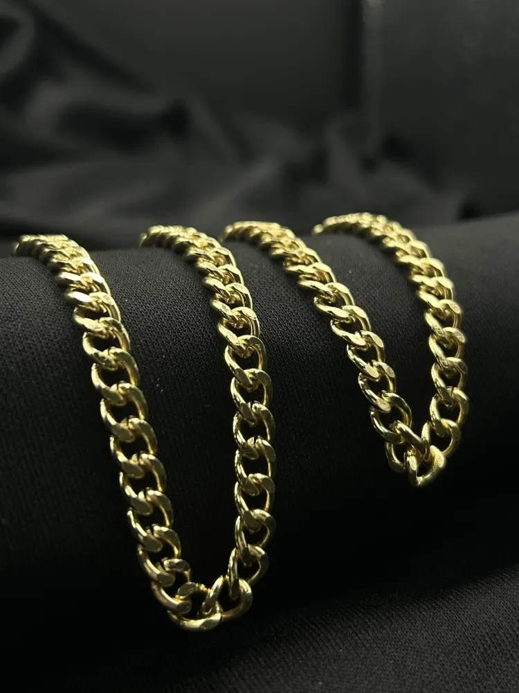 Corrente Pitbull - 5MM banhado a ouro 18k - 2