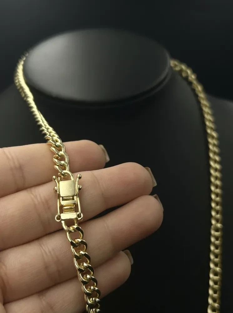 Corrente Italiana - 4MM Banhado a ouro 18k - 1