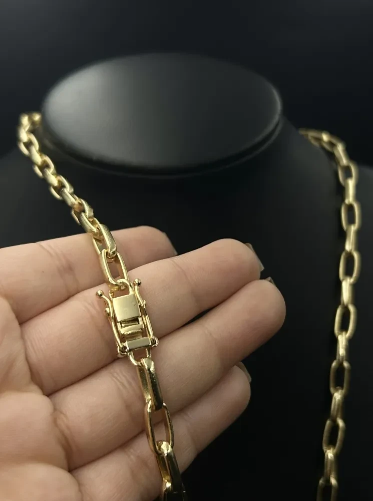 Corrente Cartier Boleada - 5MM Banhado a ouro 18k - 1