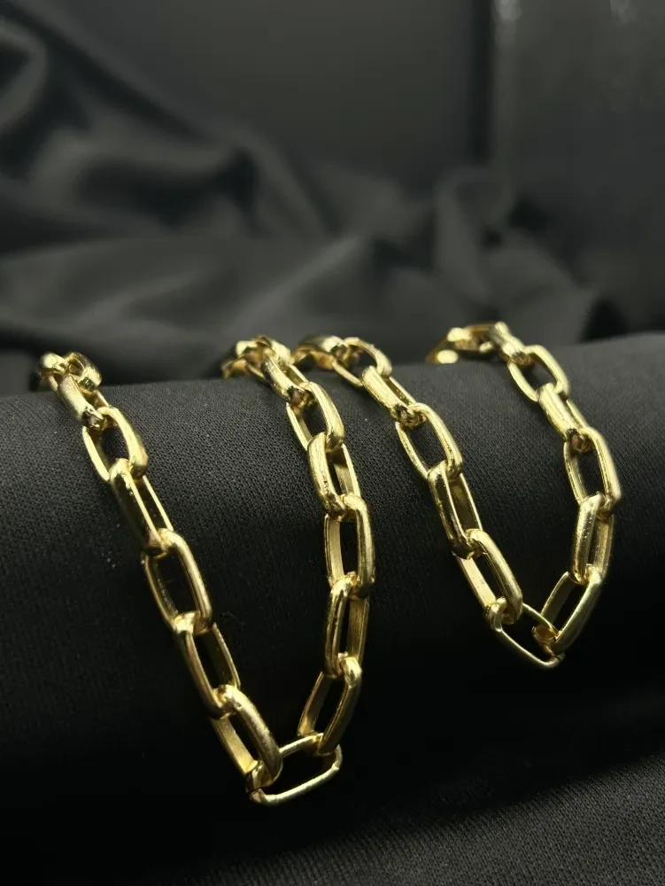 Corrente Cartier Boleada - 5MM Banhado a ouro 18k - 2