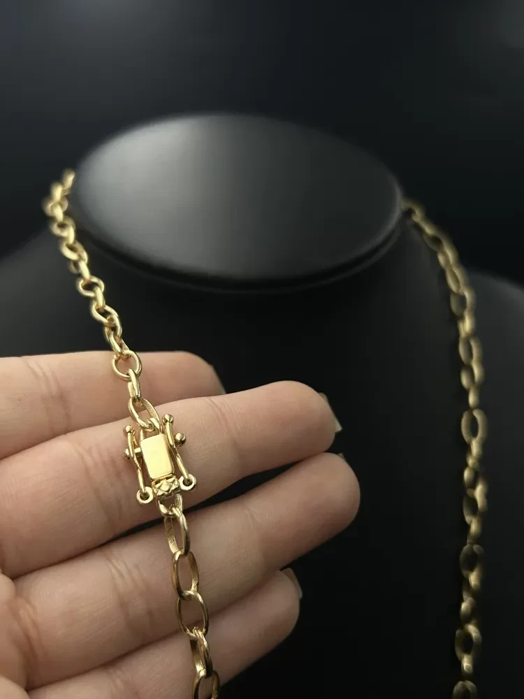 Corrente Cartier Boleada - 4MM Banhado a ouro 18k - 1