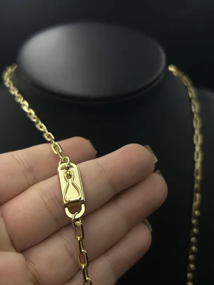 Corrente Cartier Long - 3MM Banhado a ouro 18k - 1
