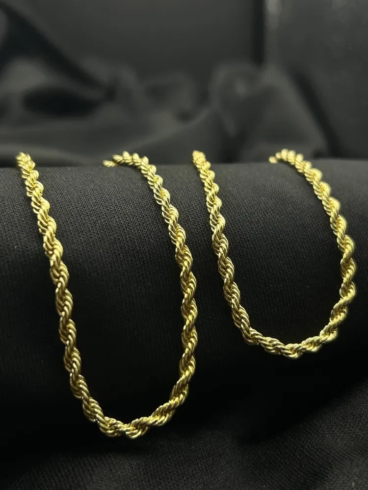 Corrente Elo Baiano - 4MM Banhado a ouro 18k - 2