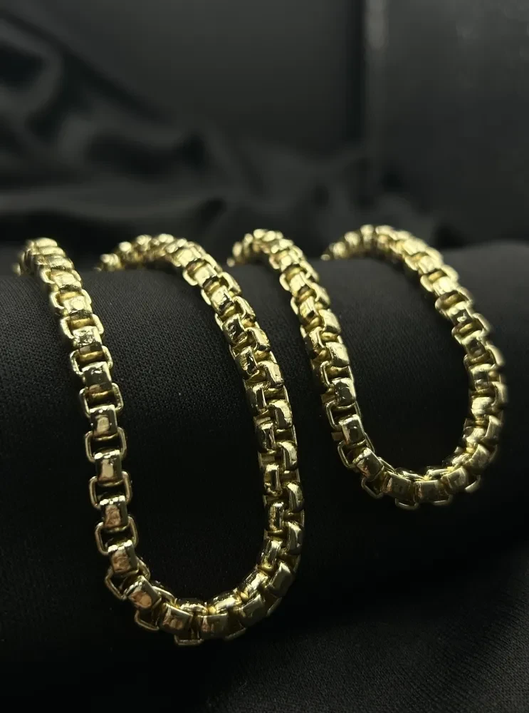Corrente Veneziana Milano - 5MM Banhado a ouro 18k - 2