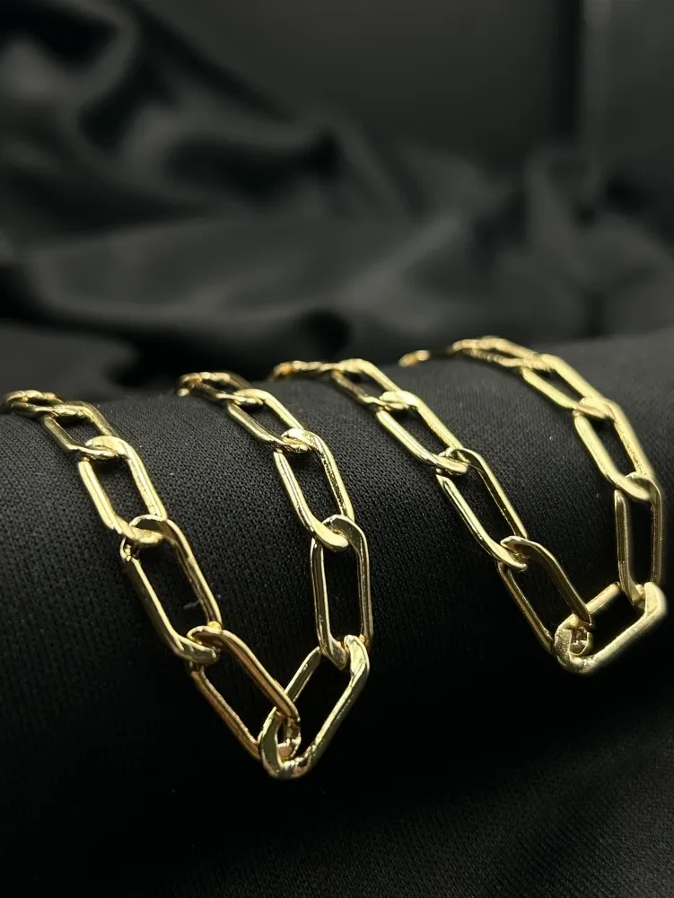 Corrente Italiana - 5MM Banhado a ouro 18k - 2
