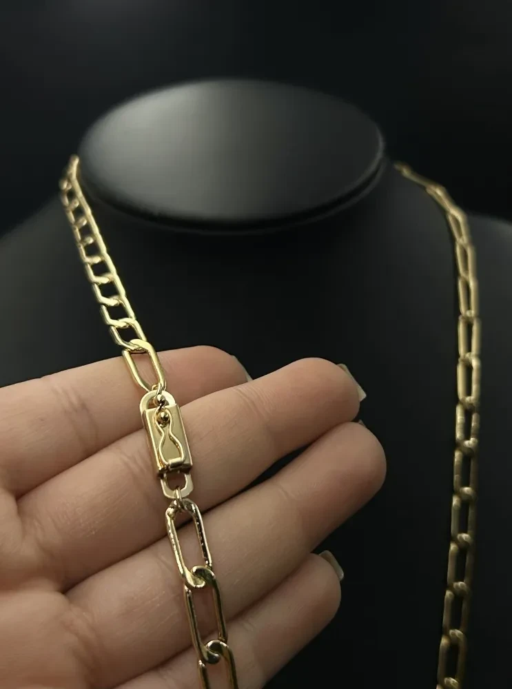 Corrente Italiana - 5MM Banhado a ouro 18k - 1