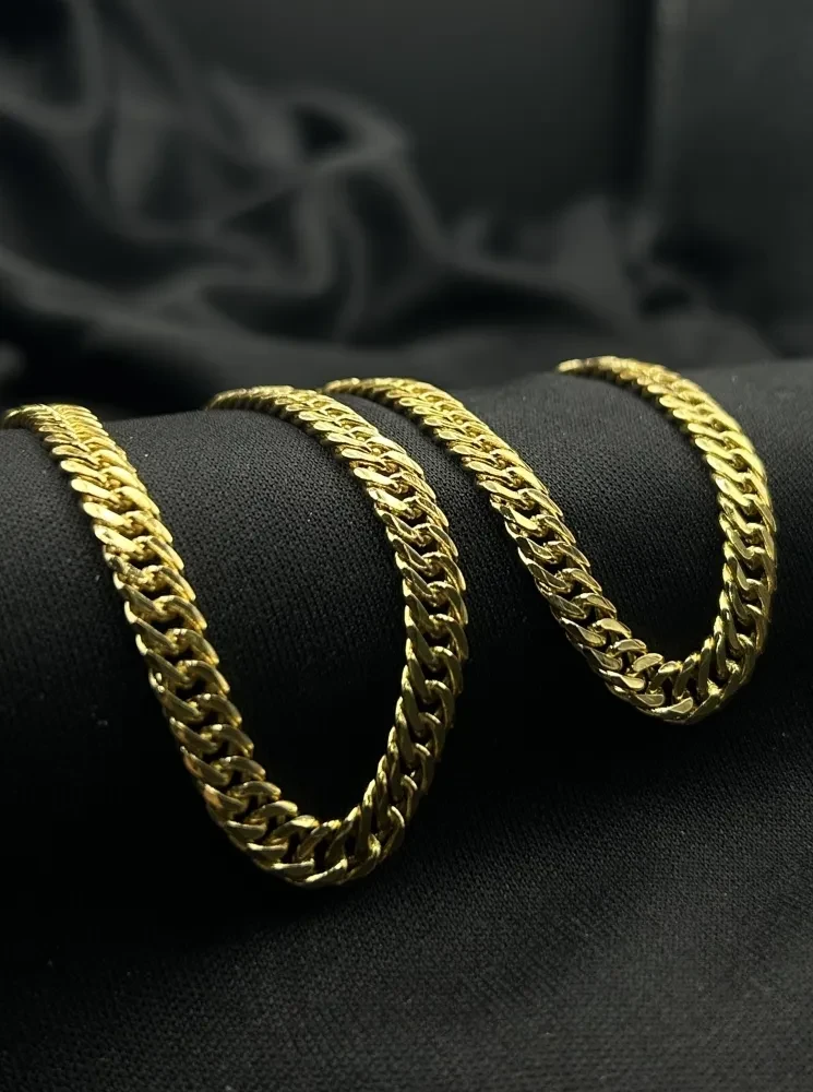Corrente Grumet - 6MM Banhado a ouro 18k - 2