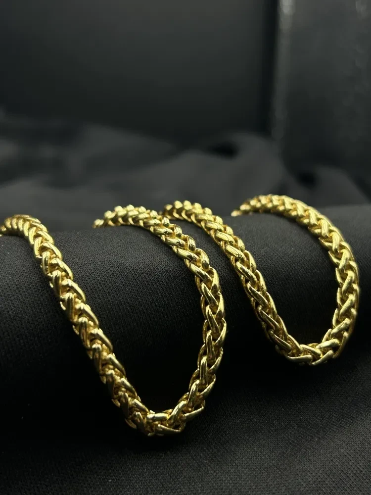 Corrente Peruana - 8MM Banhado a ouro 18k - 2
