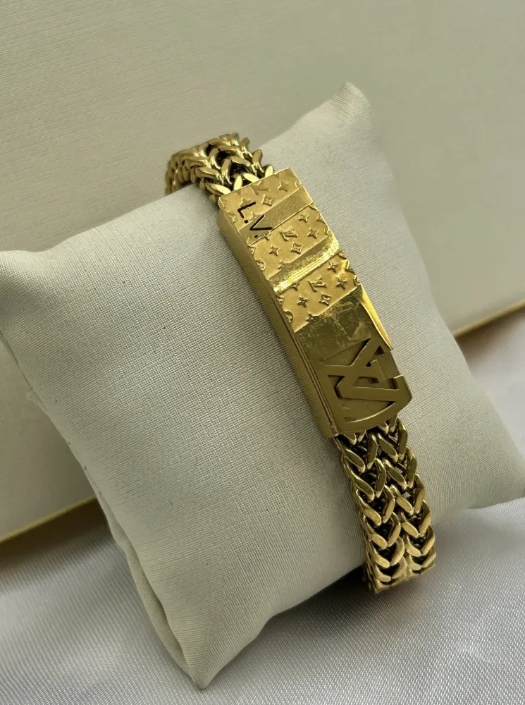 Bracelete Louis Vuitton Banhado a ouro 18k - 1