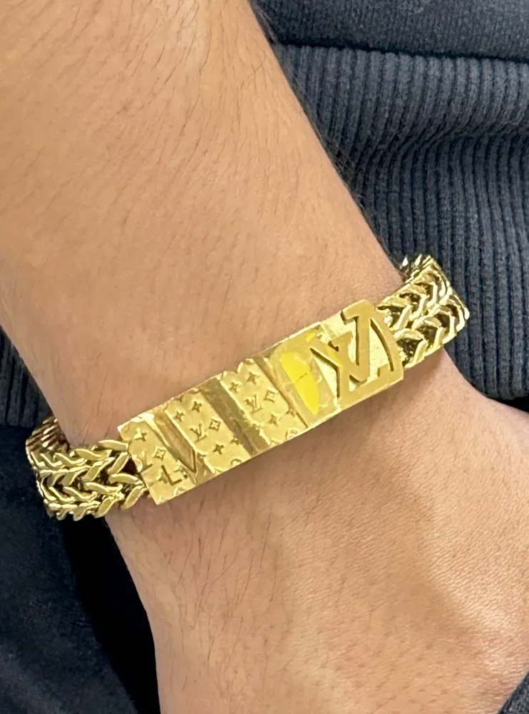 Bracelete Louis Vuitton Banhado a ouro 18k - 2