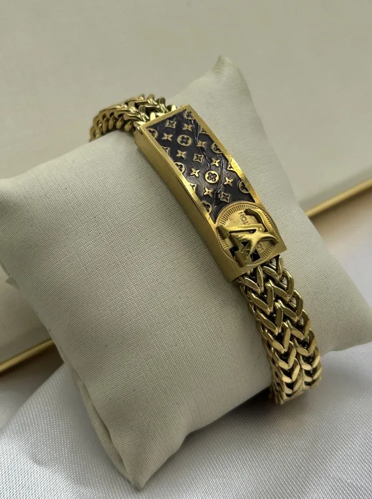 Bracelete Louis Vuitton Banhado a ouro 18k - 1