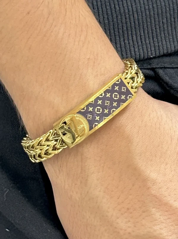 Bracelete Louis Vuitton Banhado a ouro 18k - imagem 2