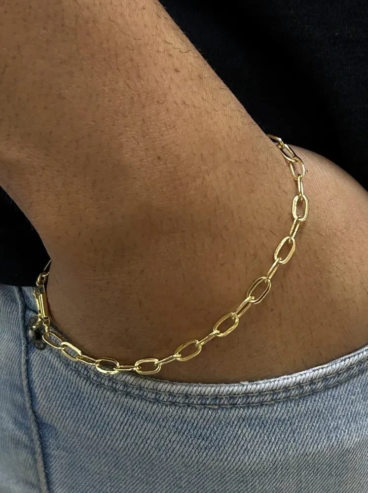 Pulseira Pitbull - 3MM Banhado a ouro 18k - 2