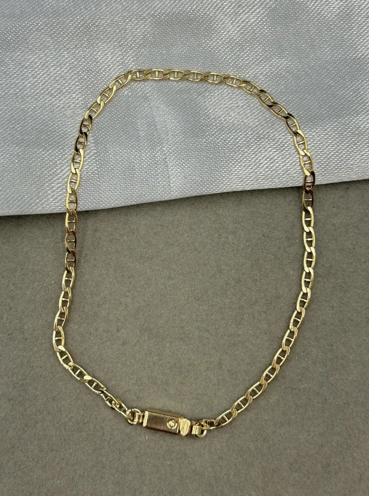 Pulseira Piastrine Mariner - 2MM Banhado a ouro 18k - 1