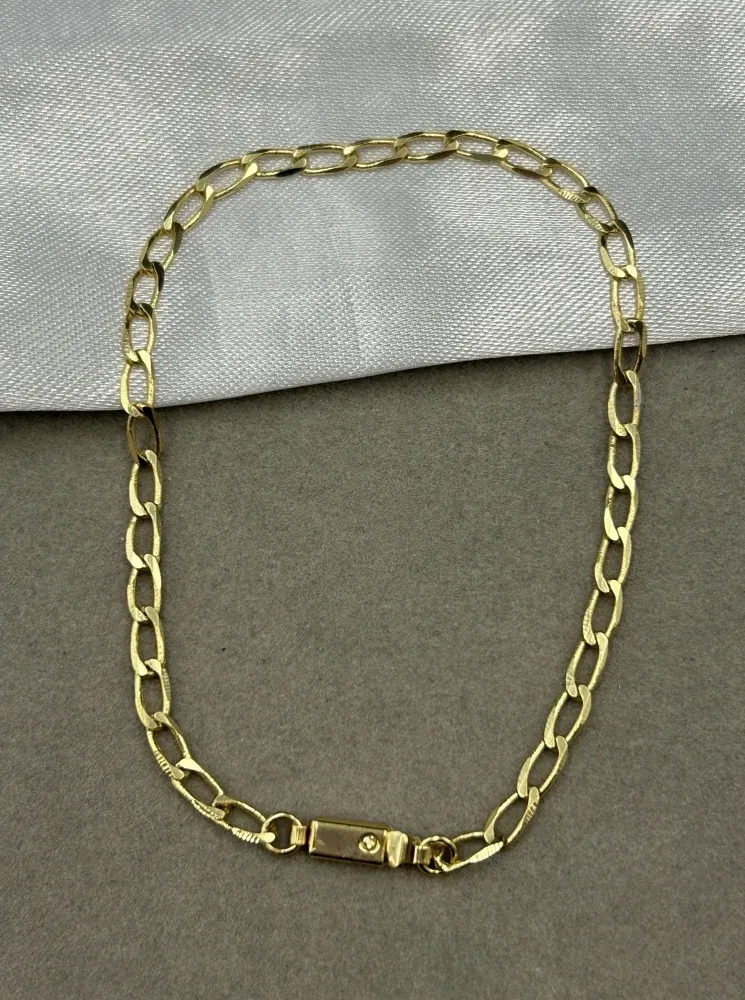 Pulseira Italiana - 3MM Banhado a ouro 18k - 1