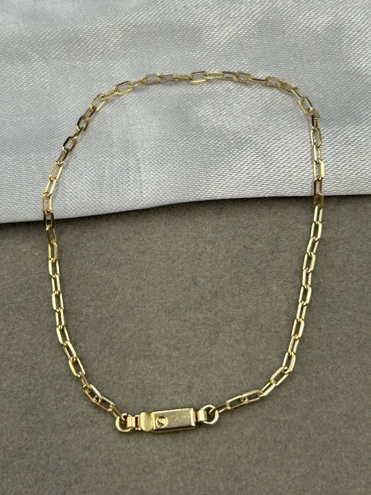 Pulseira Cartier Long - 2MM Banhado a ouro 18k - 1