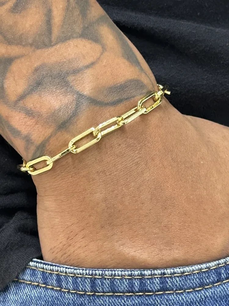 Pulseira Cartier Alongada - 6MM Banhado a ouro 18k - 2