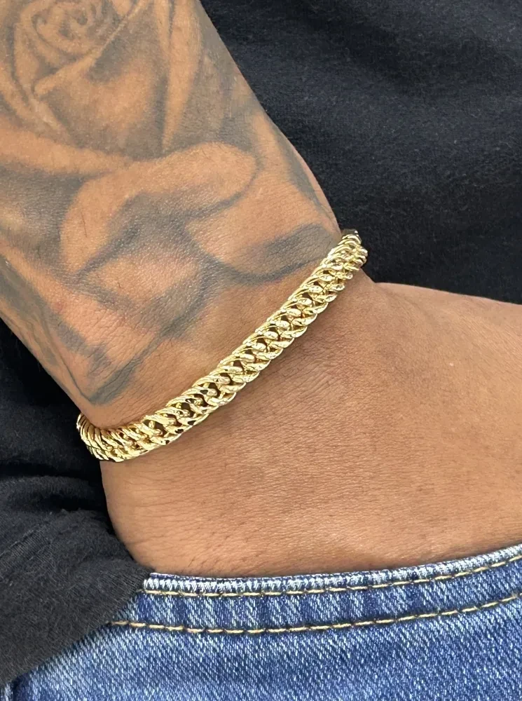 Pulseira Grumet - 5MM Banhado a ouro 18k - 2