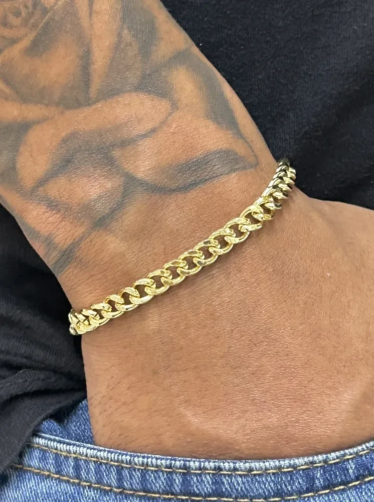 Pulseira Pitbull - 5MM Banhado a ouro 18k - 2