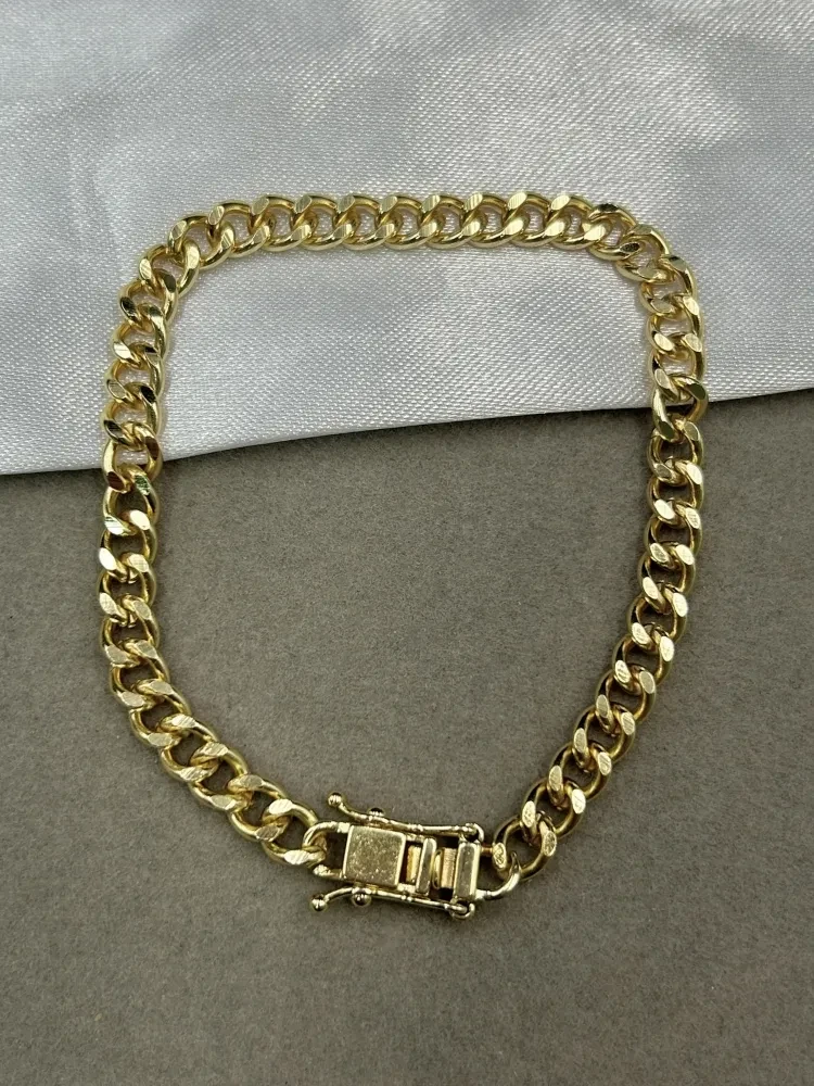 Pulseira Pitbull - 5MM Banhado a ouro 18k - 1