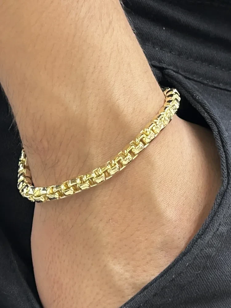 Pulseira Veneziana Milano - 5MM Banhado a ouro 18k - 2