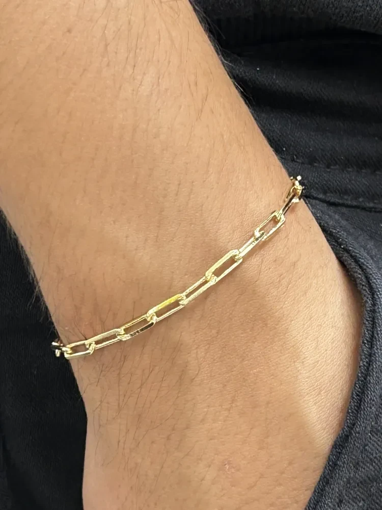 Pulseira Cartier Long - 4MM Banhado a ouro 18k - 2