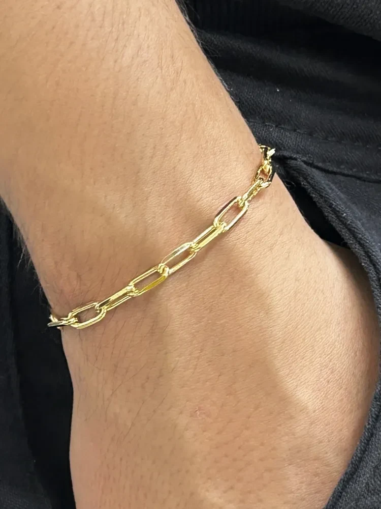 Pulseira Cartier Long - 4MM Banhado a ouro 18k - 2