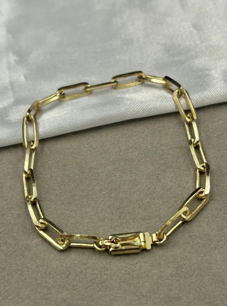 Pulseira Cartier Long - 5MM Banhado a ouro 18k - 1