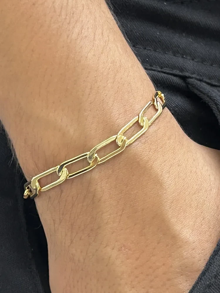 Pulseira Italiana - 5MM Banhado a ouro 18k - 2