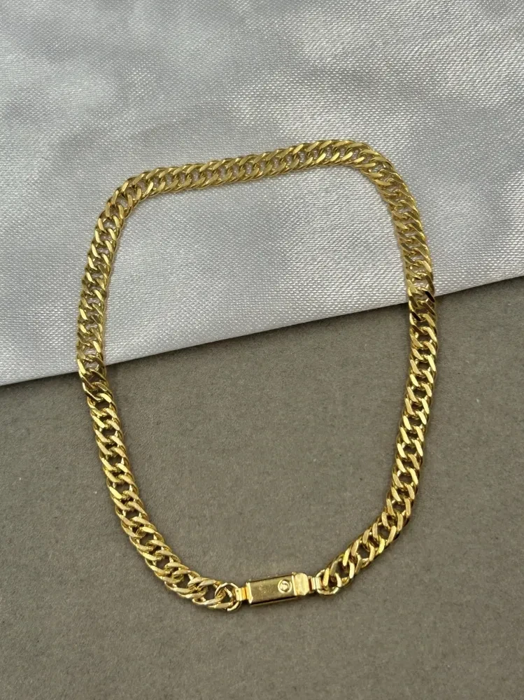Pulseira Grumet - 4MM Banhado a ouro 18k - 1
