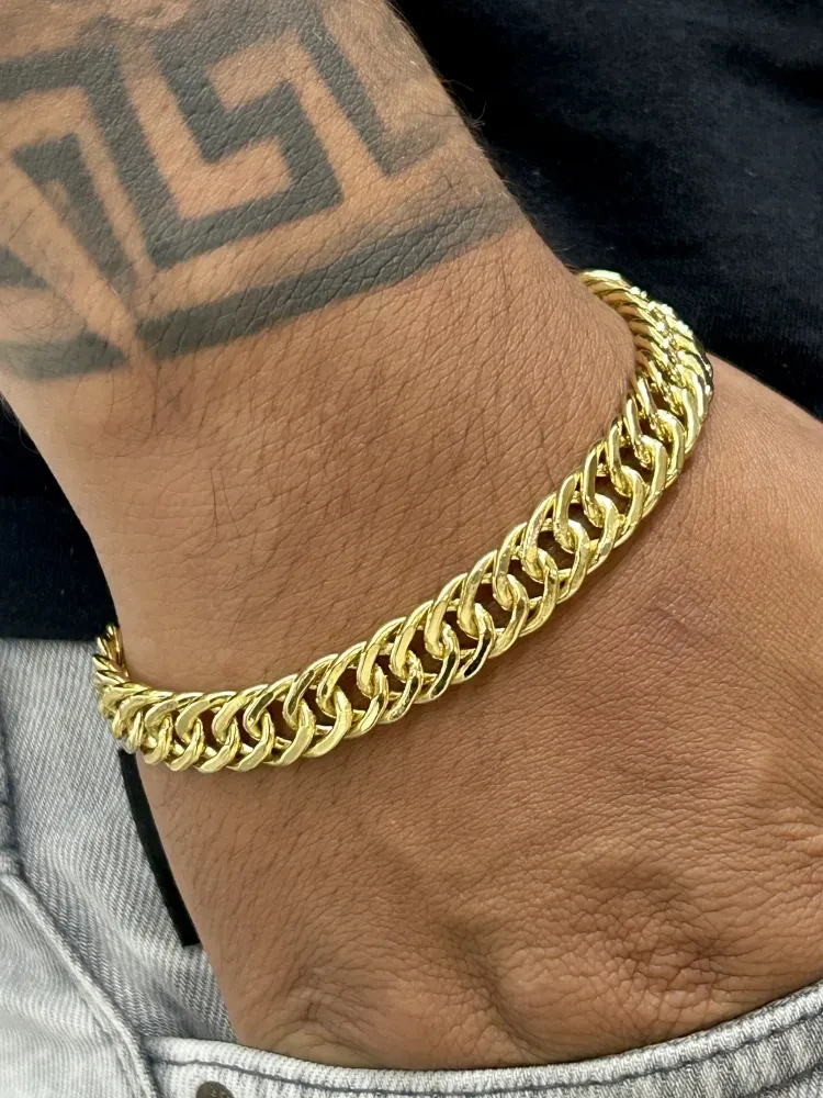 Pulseira Grumet - 10MM Banhado a ouro 18k - 2