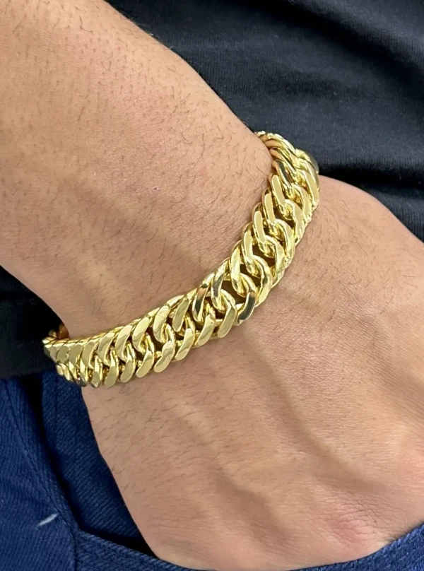 Pulseira Grumet - 15MM Banhado a ouro 18k - imagem 2
