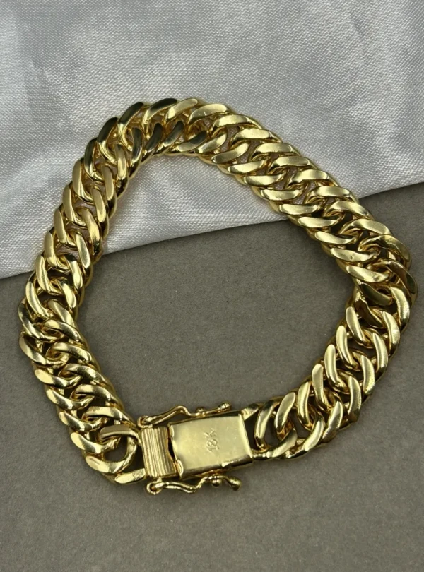 Pulseira Grumet - 15MM Banhado a ouro 18k - imagem 1