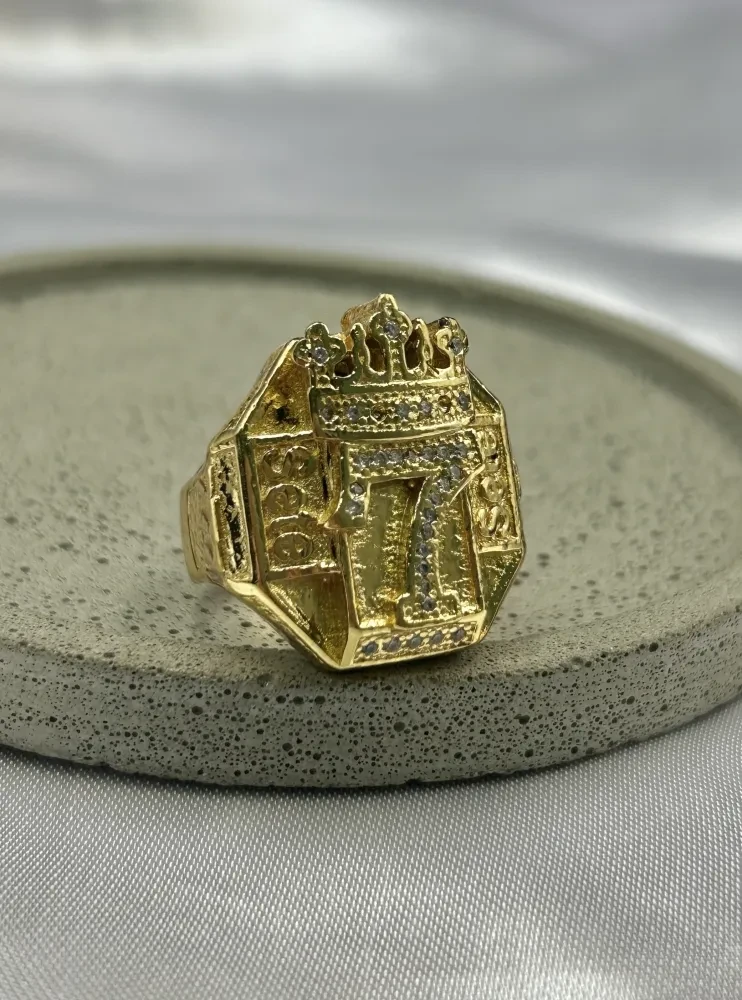 Anel 7 Banhado a ouro 18k - 1
